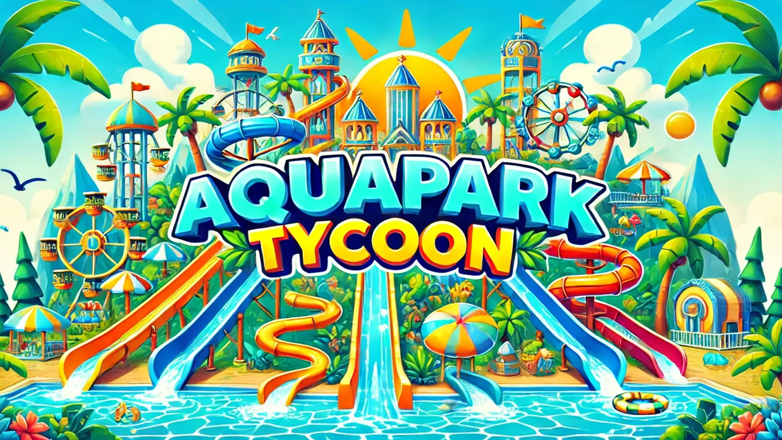 بازی Aquapark Tycoon 1 بازی Aquapark Tycoon
