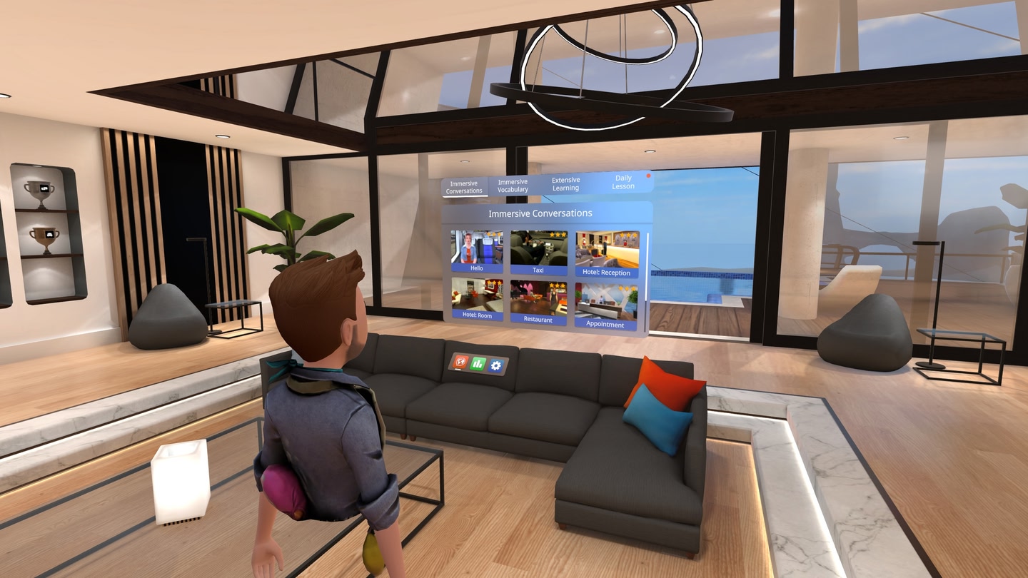 Mondly: Practice Languages in VR 3 Mondly: Practice Languages in VR تصویر 3