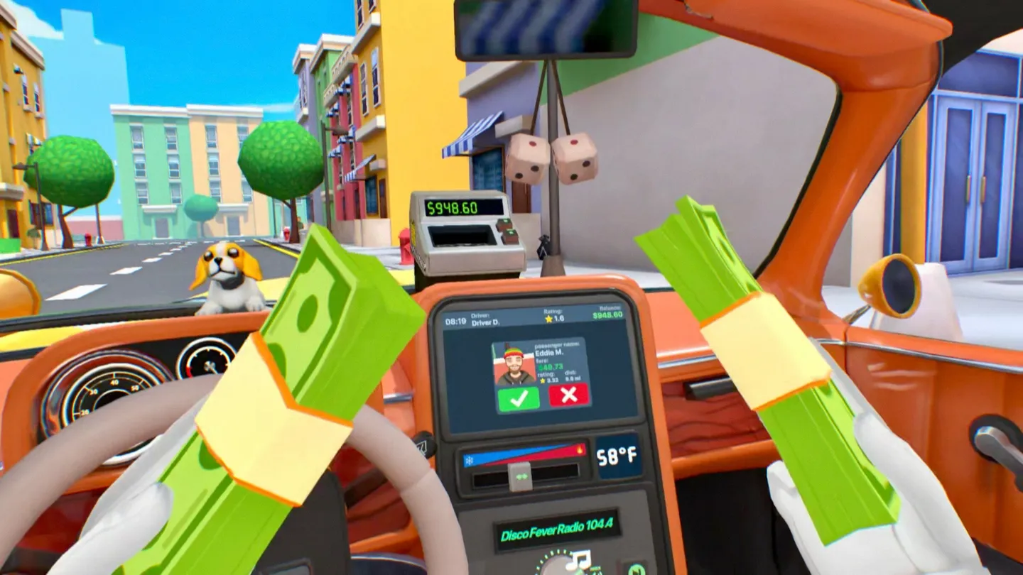 بازی TAXI DRIVER VR 2 بازی TAXI DRIVER VR تصویر 2