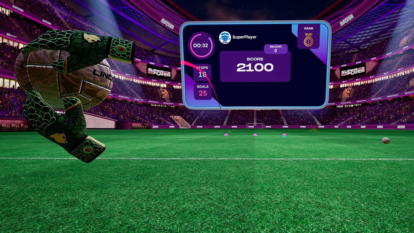 بازی Football SuperPlayer VR Physics Soccer 3 بازی Football SuperPlayer VR Physics Soccer تصویر 3