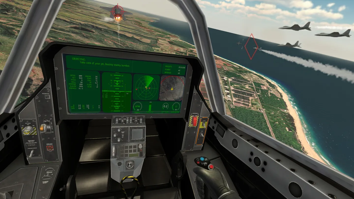 بازی FlyVRX - Fighter Jet Air Combat 4 بازی FlyVRX Fighter Jet Air Combat تصویر 4